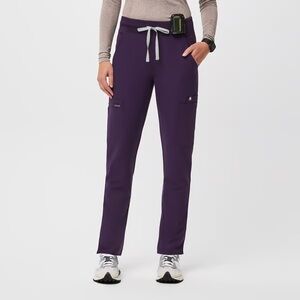 Figs Purple Jam HW Yola Skinny Scrub Pants (Large)